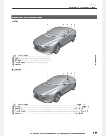 mazda 3 fastback 2024-2025 owners manual in english
